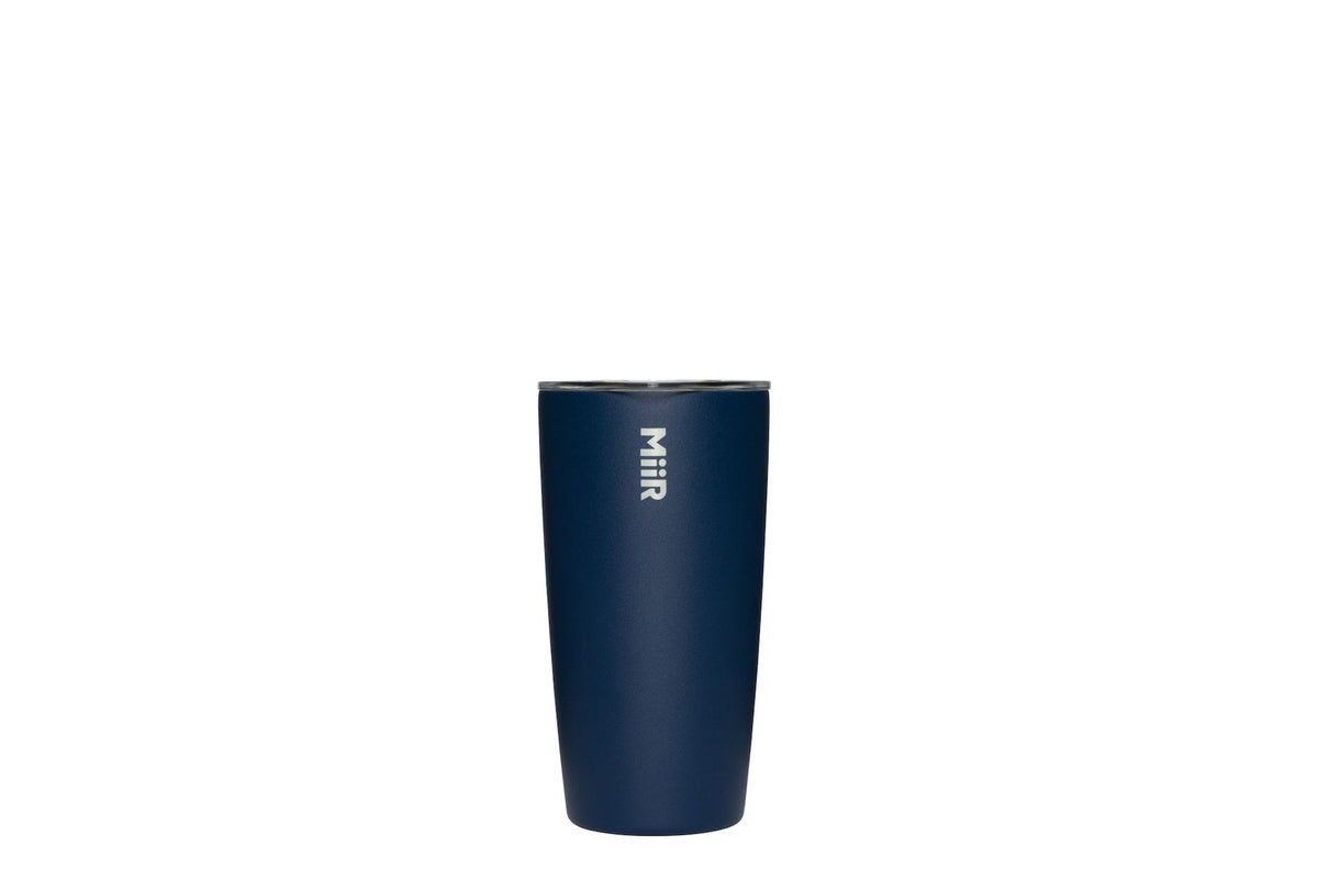 Insulated Stainless Steel Travel Tumbler with Press-Fit Slide Lid, Tidal Blue, 16-oz