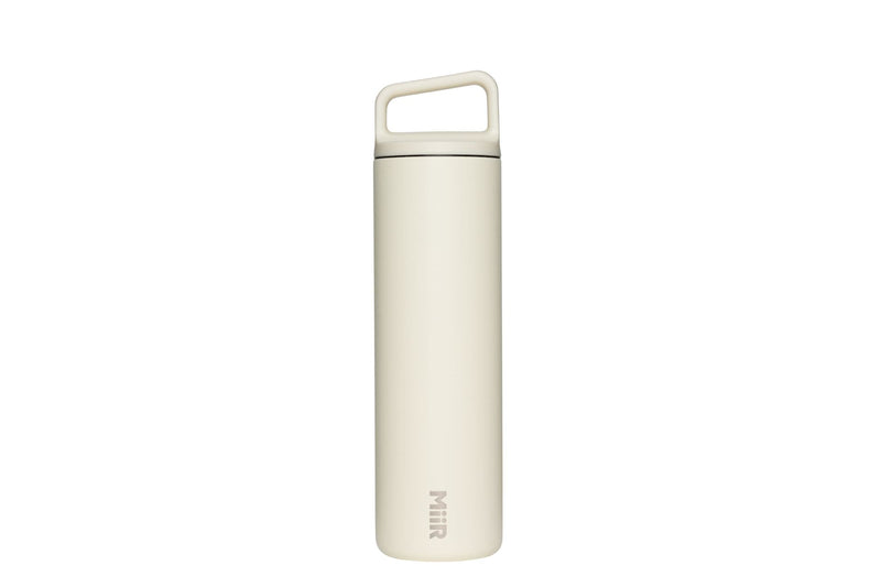 Wide Mouth Stainless Steel Insulated Travel Water Bottle, Sandstone White, 20-oz A3831