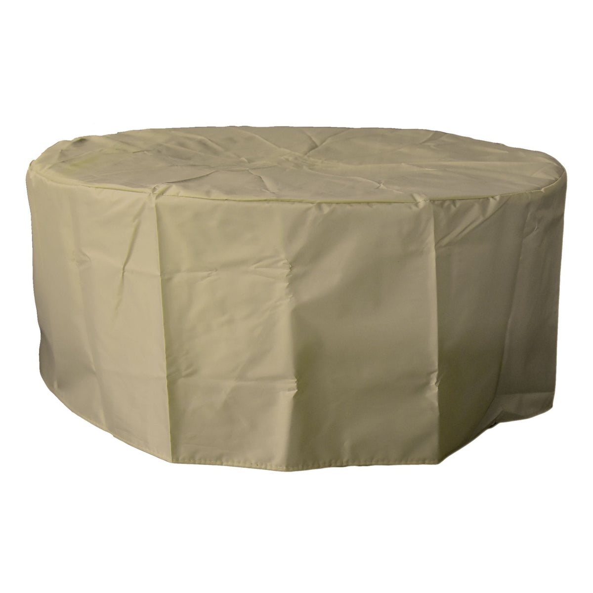 Jefferson Round Gas Fueled Outdoor Fire Bowl with PVC Cover, 40,000 BTUs, 13.7-in