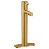 Align Single Handle High Arc Vessel Single Hole Bathroom Sink Faucet, WaterSense Certified, Brushed Gold
