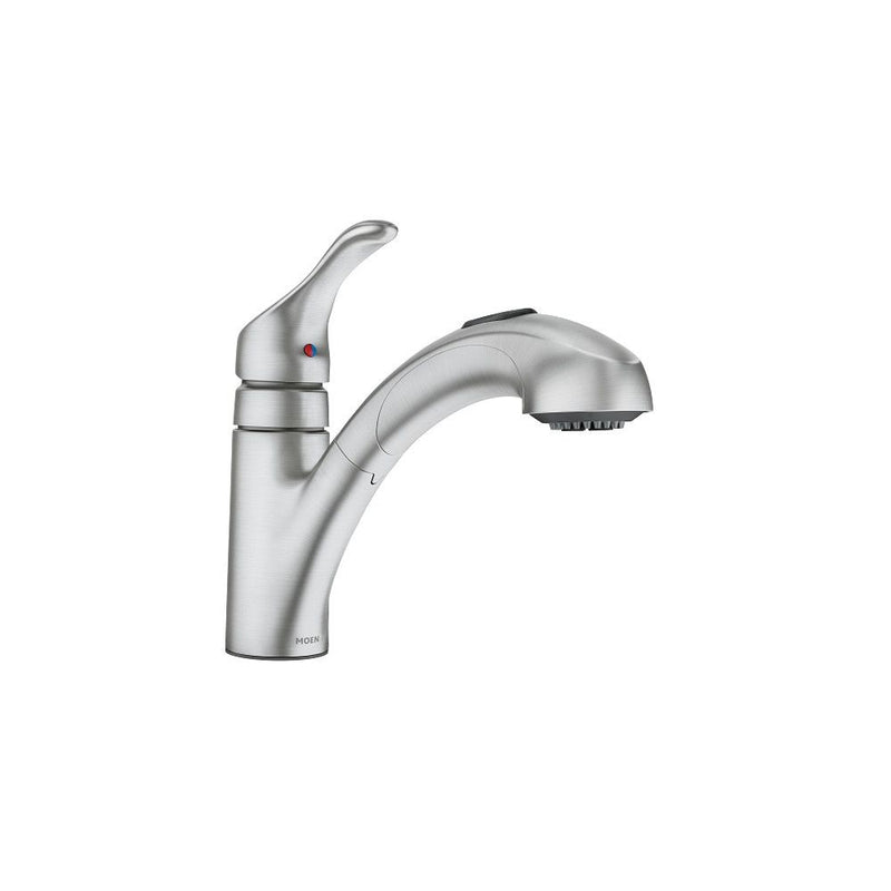 Renzo Single-Handle Pull-Out Kitchen Faucet, Spot-resistant Stainless W2663