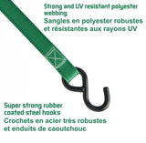 1,500-lb Ratchet Tie Down Straps, with Padded Handle, 1-in x 10-ft, 2-pk