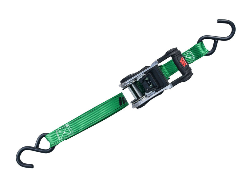 1,500-lb Ratchet Tie Down Straps, with Padded Handle, 1-in x 14-ft G7397