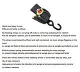 3,300-lb Retractable Transom Tie Down Strap, 2-in x 43-in, 2-pk