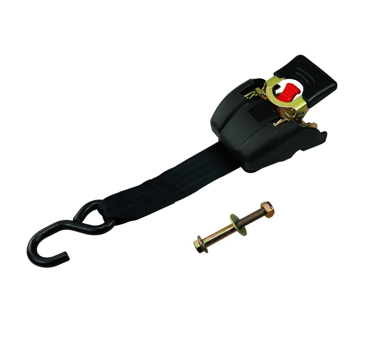 3,300-lb Retractable Transom Tie Down Strap, 2-in x 43-in, 2-pk