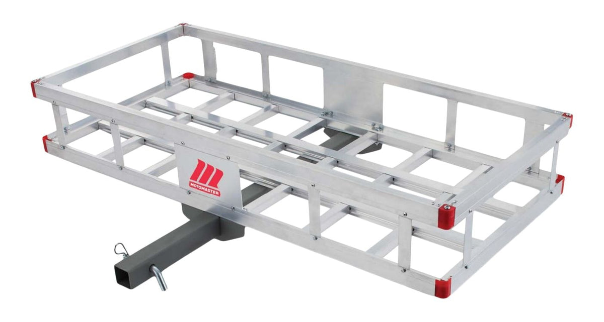 Aluminum Hitch Basket Cargo Carrier, 500-lb Capacity