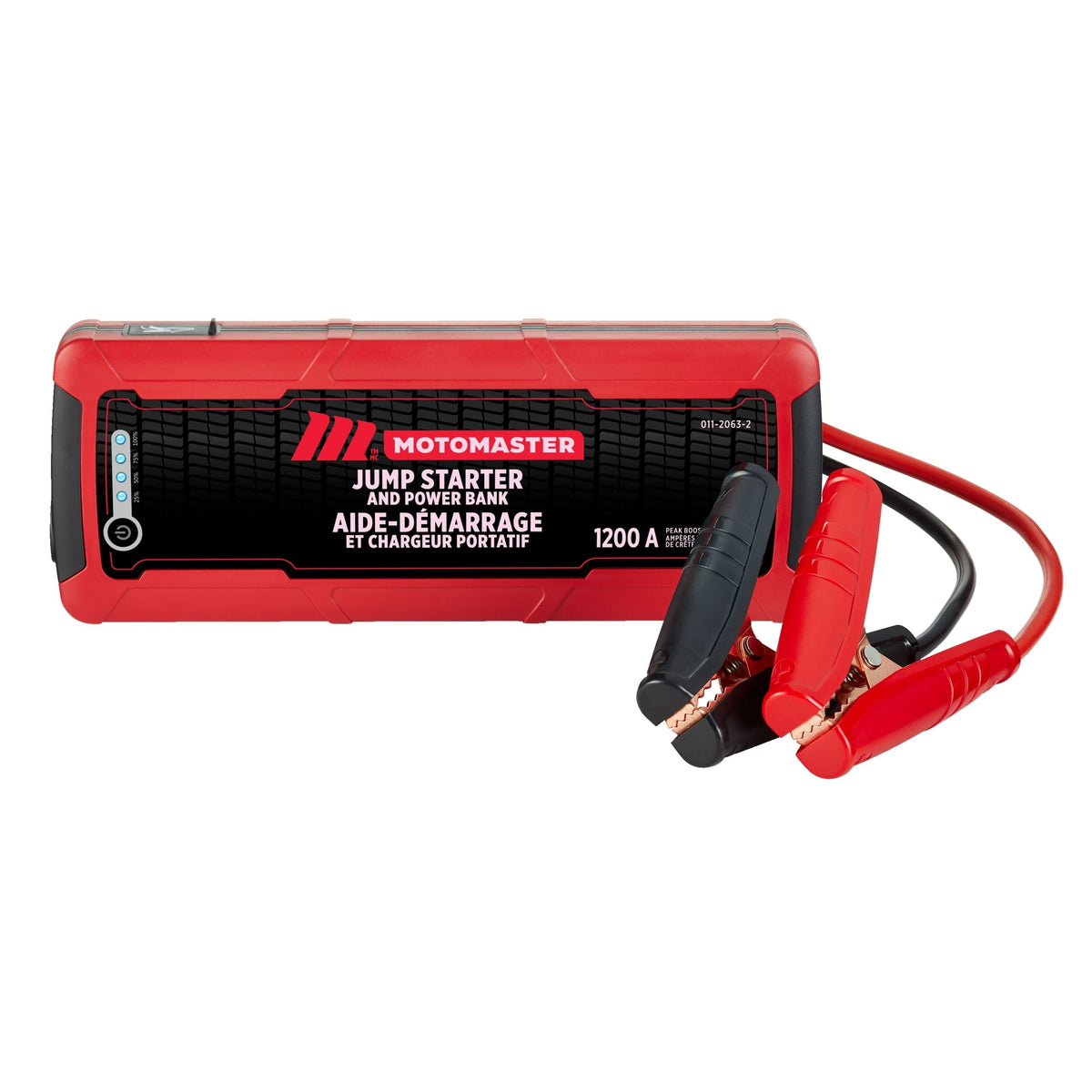 Booster Pack/Jump Starter & USB Power Bank, Lithium-ion, 1200-Amp, 12V