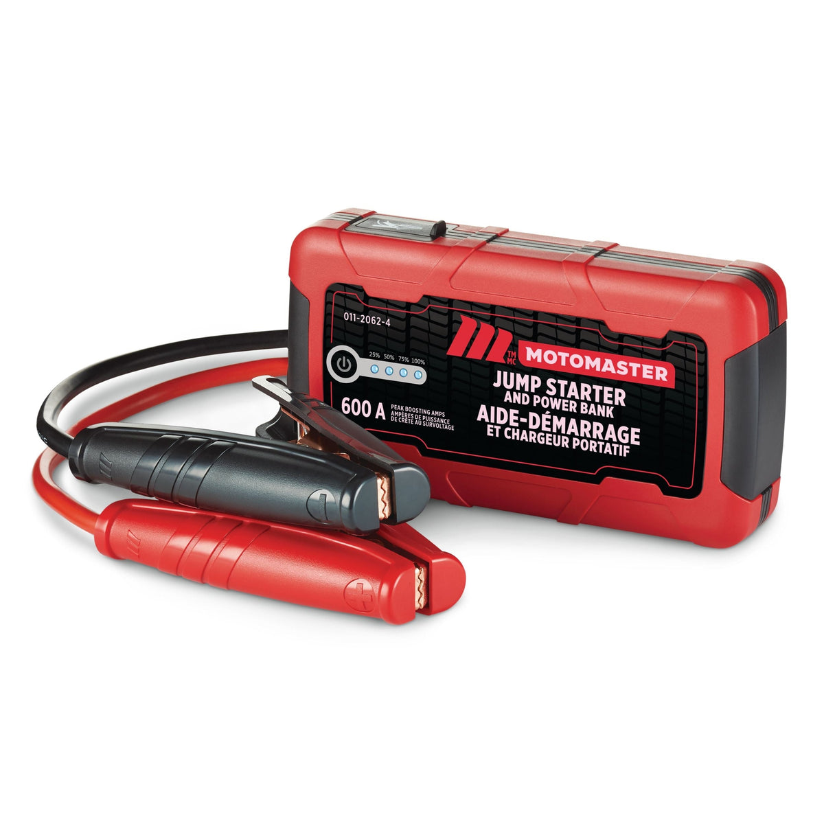 Booster Pack/Jump Starter & USB Power Bank, Lithium-ion, 600-Amp, 12V