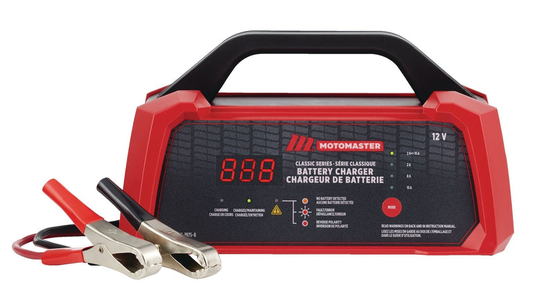 Classic Series Smart Battery Charger/Maintainer, Fully Automatic, 15/8/2-Amp, 12V E2569