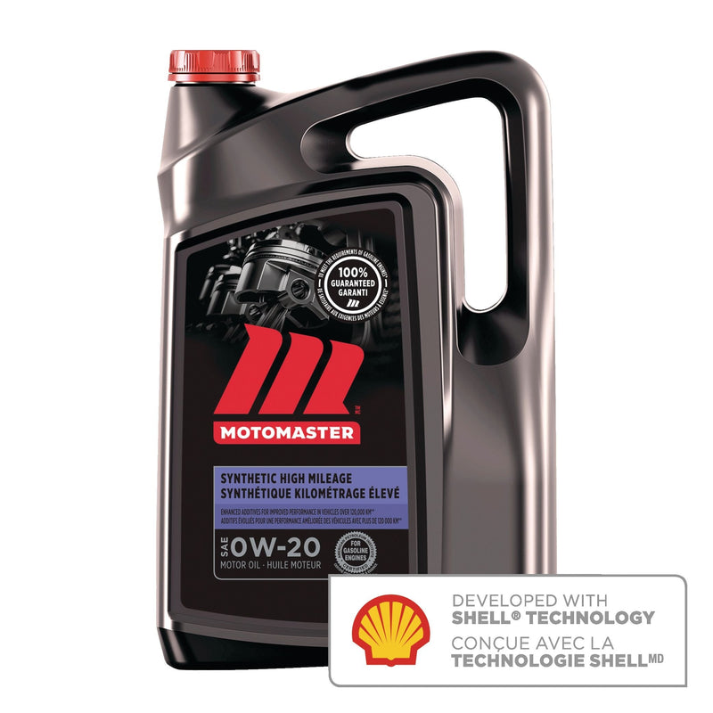 High Mileage 0W20 Synthetic Engine/Motor Oil, 5-L M5781