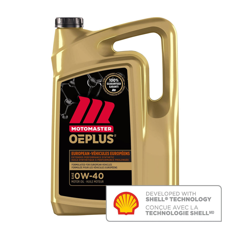 OEPLUS European Premium 0W40 Synthetic Engine/Motor Oil, 5-L K9858