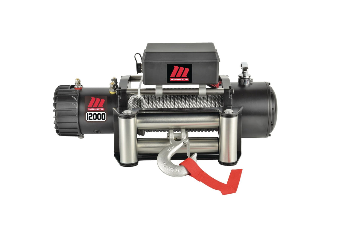 Winch with Steel Rope, 12000-lb