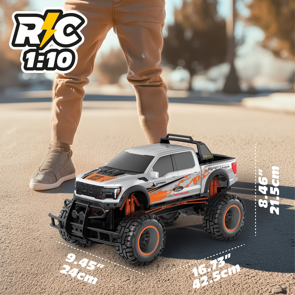 MotorDayz RC Raptor Truck - 1:10 Scale