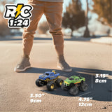 MotorDayz RC Monster Truck Twinpack - 1:24 Scale