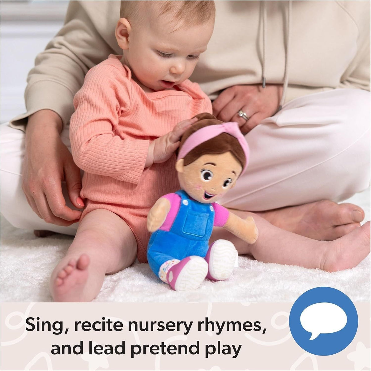 Cuddle & Comfort Doll 11-in Premium Plush, Ages 6 Months to 3+