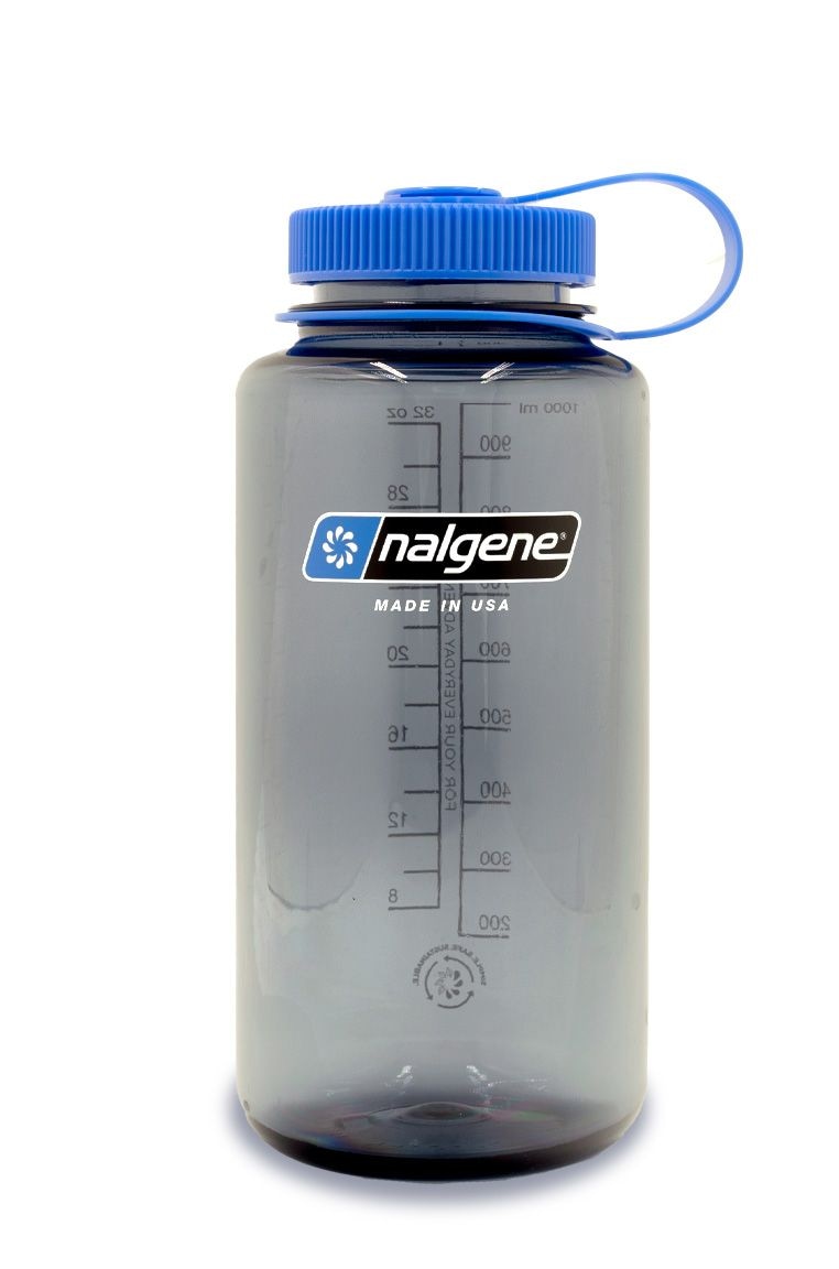 Sustain Wide Mouth Water Bottle, Grey, 1 L