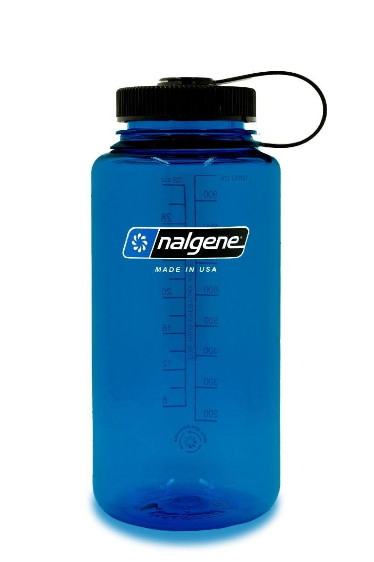 Sustain Wide Mouth Water Bottle, Slate Blue, 32-oz