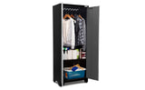 Bold 3.0 Series 24-Gauge Steel Multi-Use Locker, Fully-Welded, 800-lb Capacity, Black/Grey, 30-in