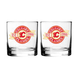 Hockey Rocks Glass, 2-pk