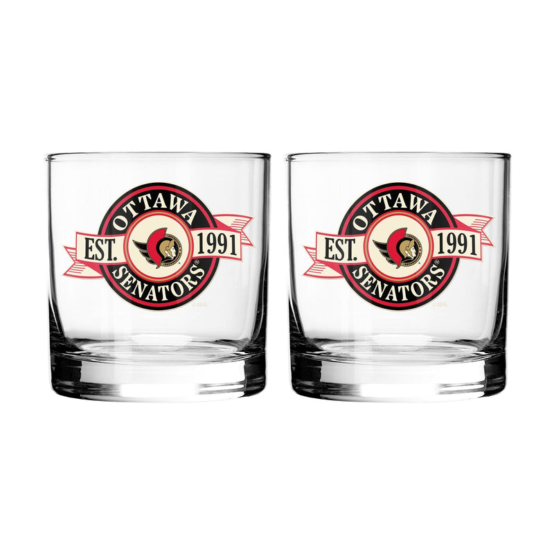 Hockey Rocks Glass, 2-pk M3369