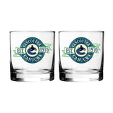 Hockey Rocks Glass, 2-pk