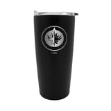 Executive Stainless Steel Insulated Travel Tumbler, Black, 20-oz