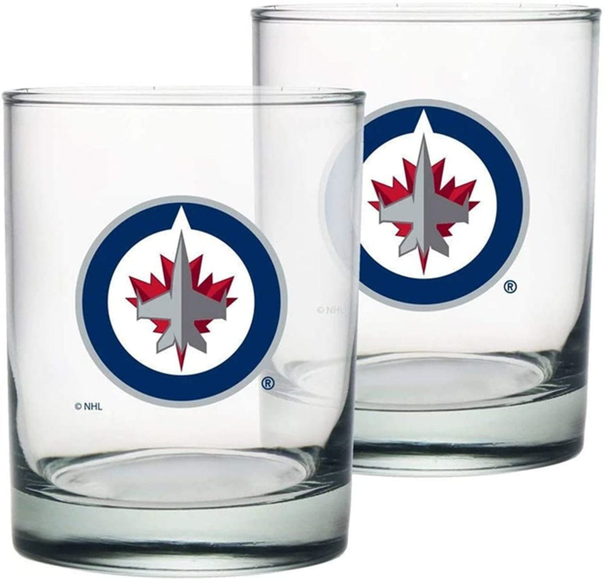 Hockey Rocks Glass, 2-pk