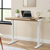 Nico Case 117 cm (46.1 in.) Height Adjustable Lift Desk, White Frame