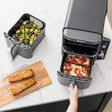 Ninja XL Multi-Rack Air Fryer with 2 Baskets & 6 Functions, 10-qt