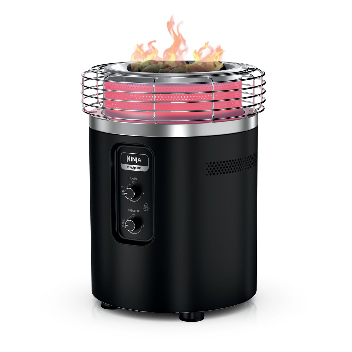 Ninja Fireside 360 Smokeless Outdoor Propane Patio Heating System & Fire Pit, 80,000 BTUs