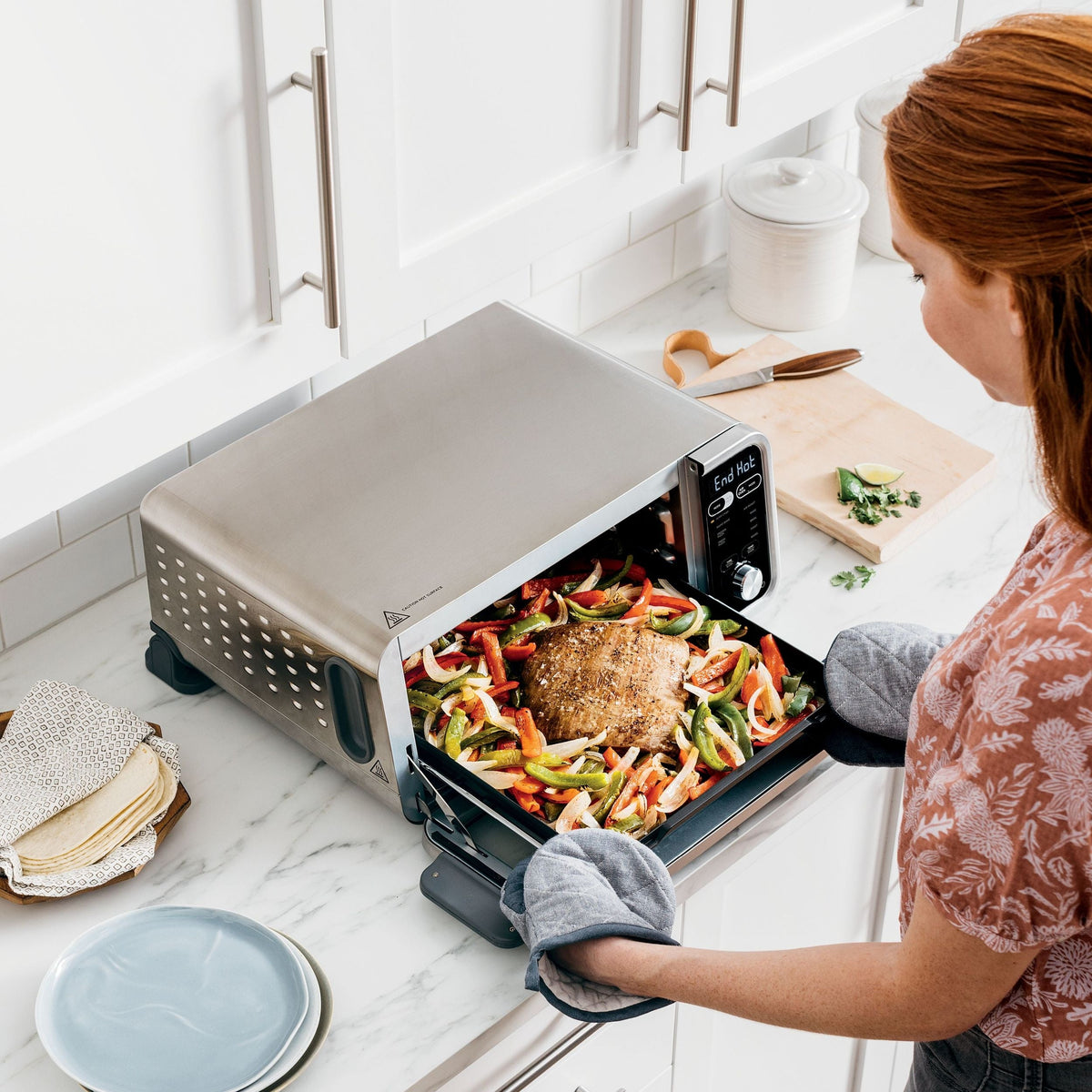 Ninja 10-in-1 Dual Heat Countertop Electric Air Fry Oven with XL Capacity