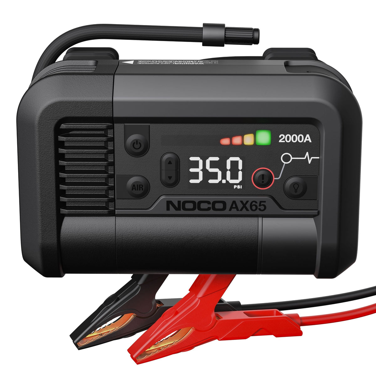 AX65 Boost Air Booster Pack/Jump Starter with Air Compressor, 2000-Amp, 12V