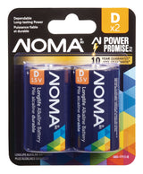 2-pk D Alkaline Batteries, Long Lasting