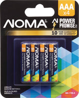 4-pk AAA Alkaline Batteries, Long Lasting, All Purpose
