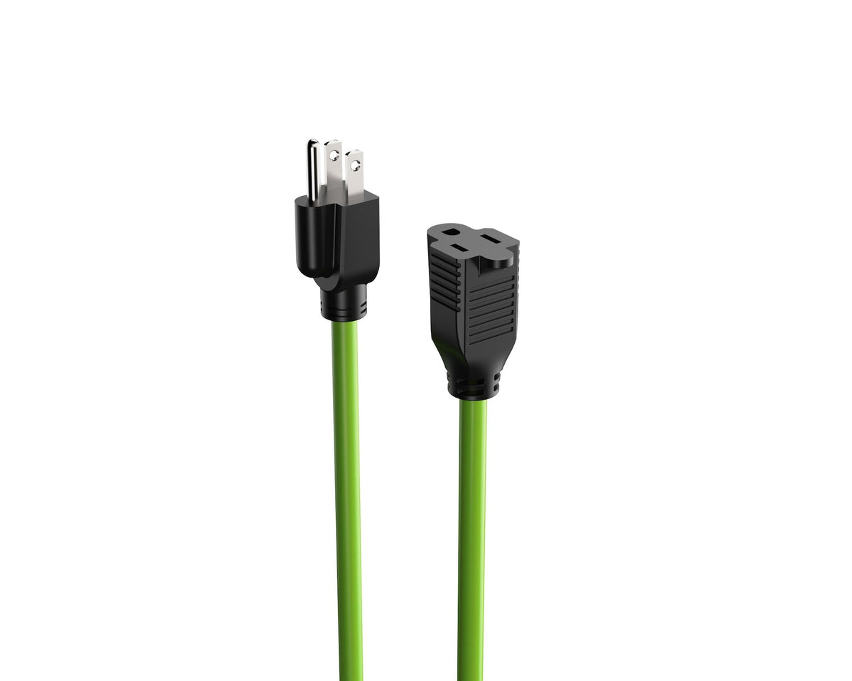 82-ft 16/3 Outdoor Extension Cord with Grounded Outlet, Lime Green