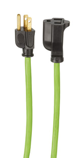 82-ft 16/3 Outdoor Extension Cord with Grounded Outlet, Lime Green