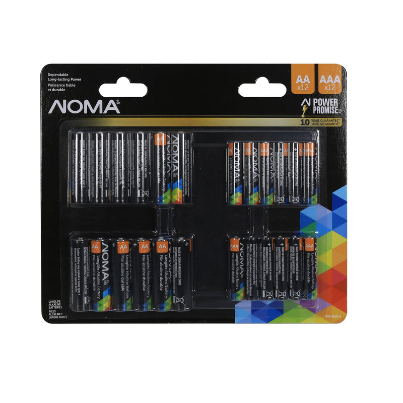 AA & AAA Battery Combo, 12-pk S1033