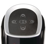 Oscillating Tower Ceramic Heater withRemote Control & Thermostat, 1500W, Black, 30-in