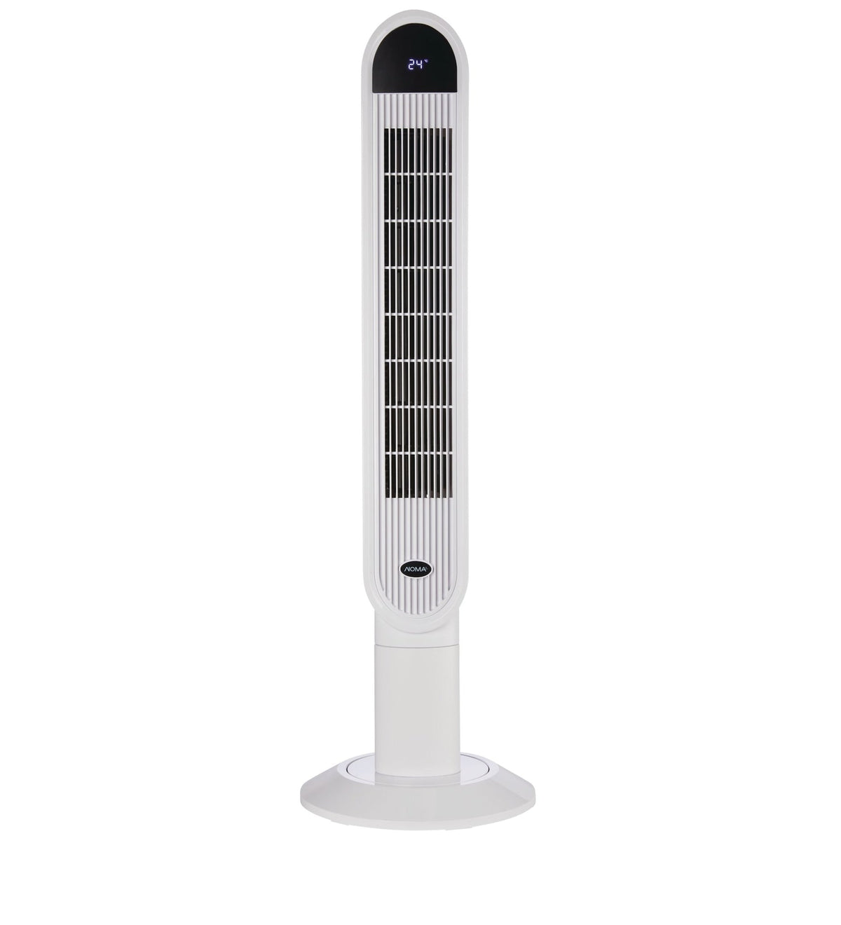 Oscillating Tower Fan, Remote Control, 3-Speed, White, 45-in