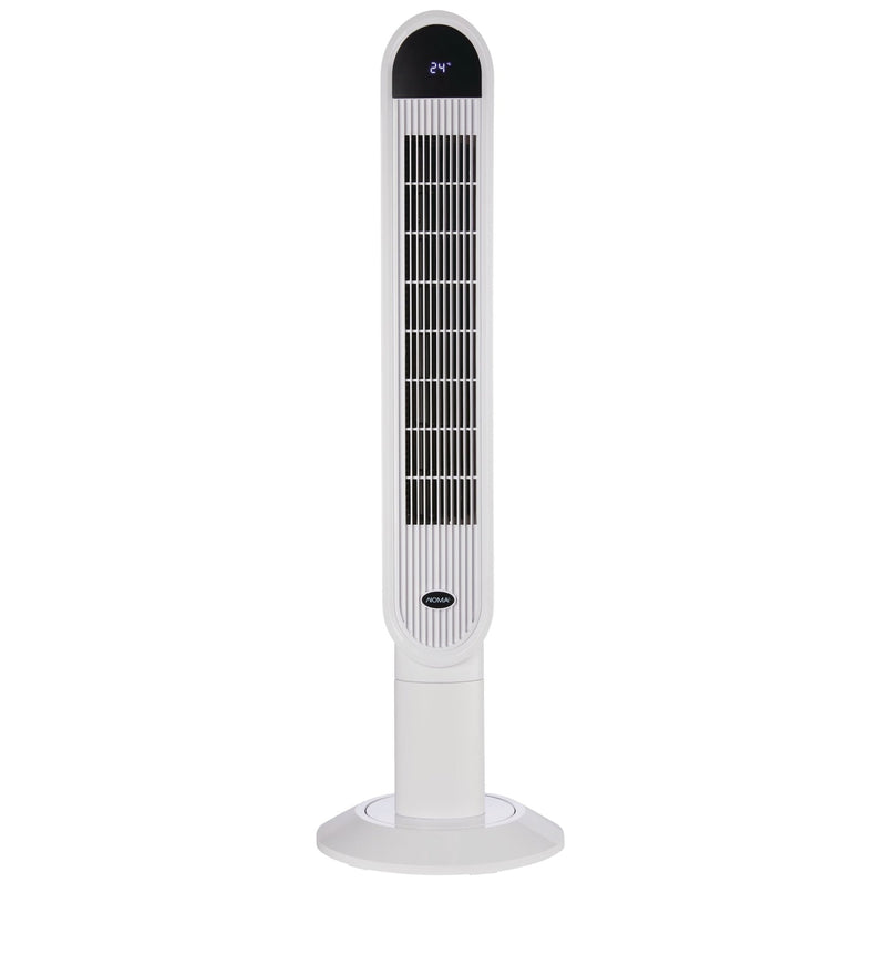 Oscillating Tower Fan, Remote Control, 3-Speed, White, 45-in N3268