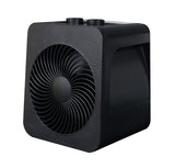 Portable 2-In-1 Personal Heater & Fan, 1500W, Black