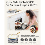 OB Steel Natural Collection Nonstick Fry Pan, Dishwasher-safe, 10-in