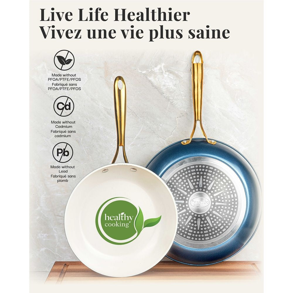 OB Steel Natural Collection Nonstick Fry Pan, Dishwasher-safe, 10-in