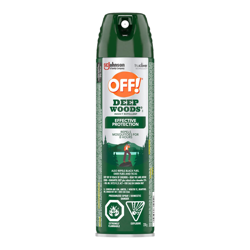 Deep Woods 8-Hour 25% DEET Bug Spray, 230-g R2043