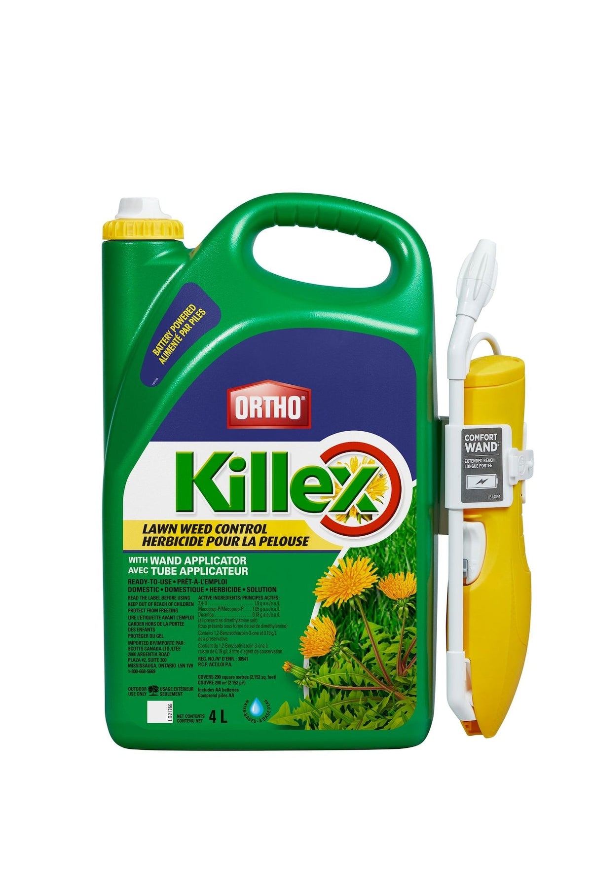 Killex Lawn Weed Control with Wand, 4-L