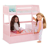 Toy Bunk Bed Playset with Accessories for Ages 3+