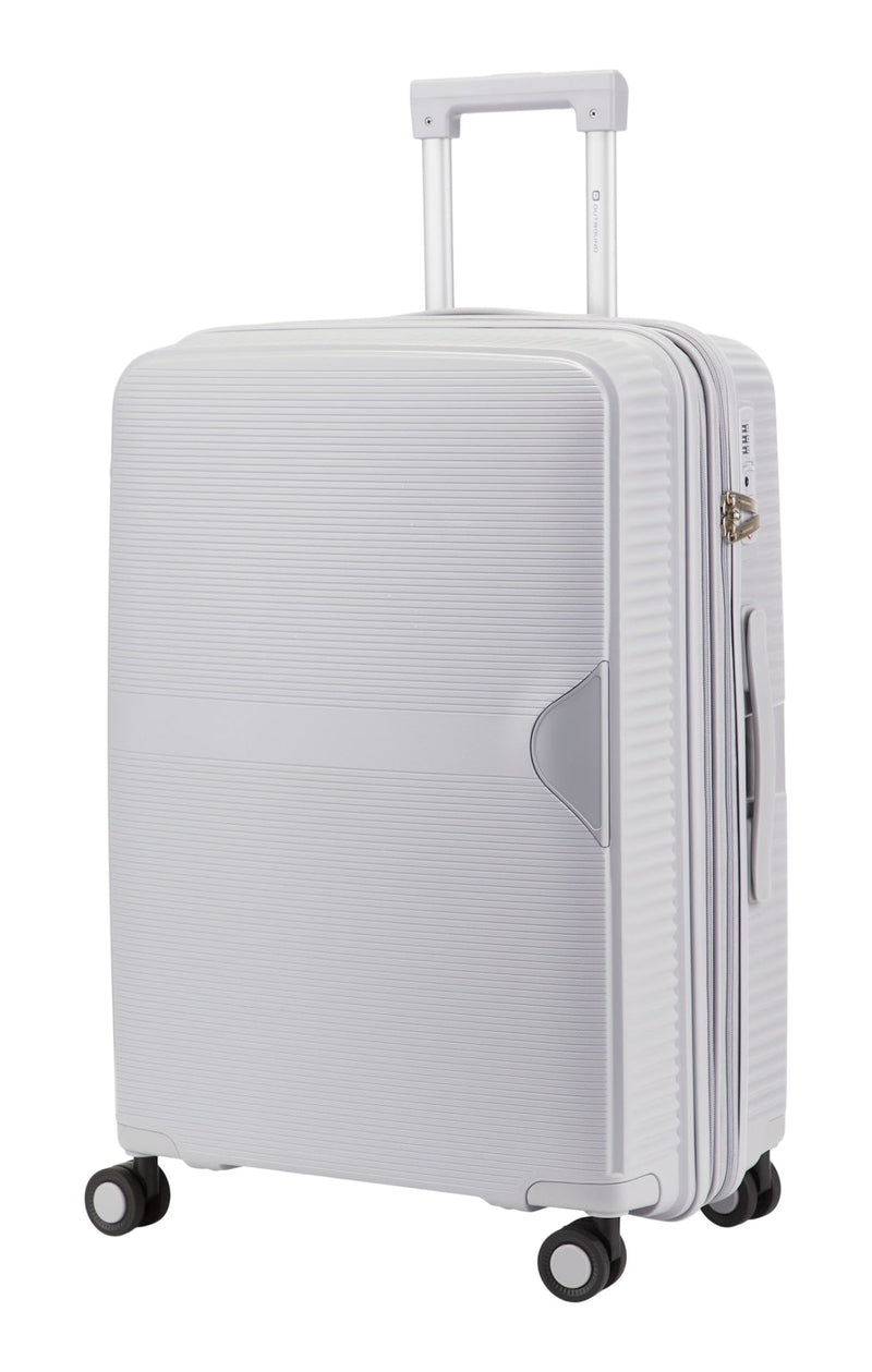 Hardside Medium Luggage Bag, Silver I4447