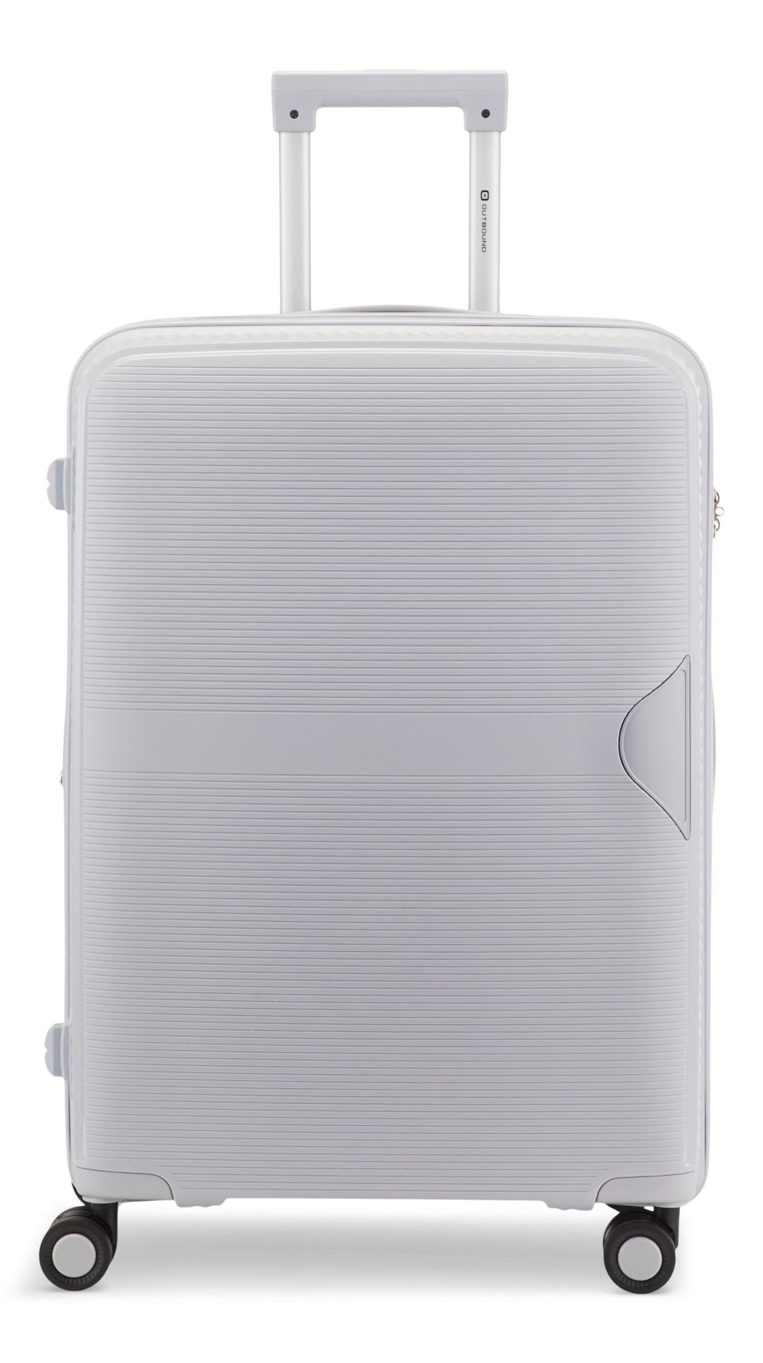 Outbound Hardside Medium Luggage Bag, Silver