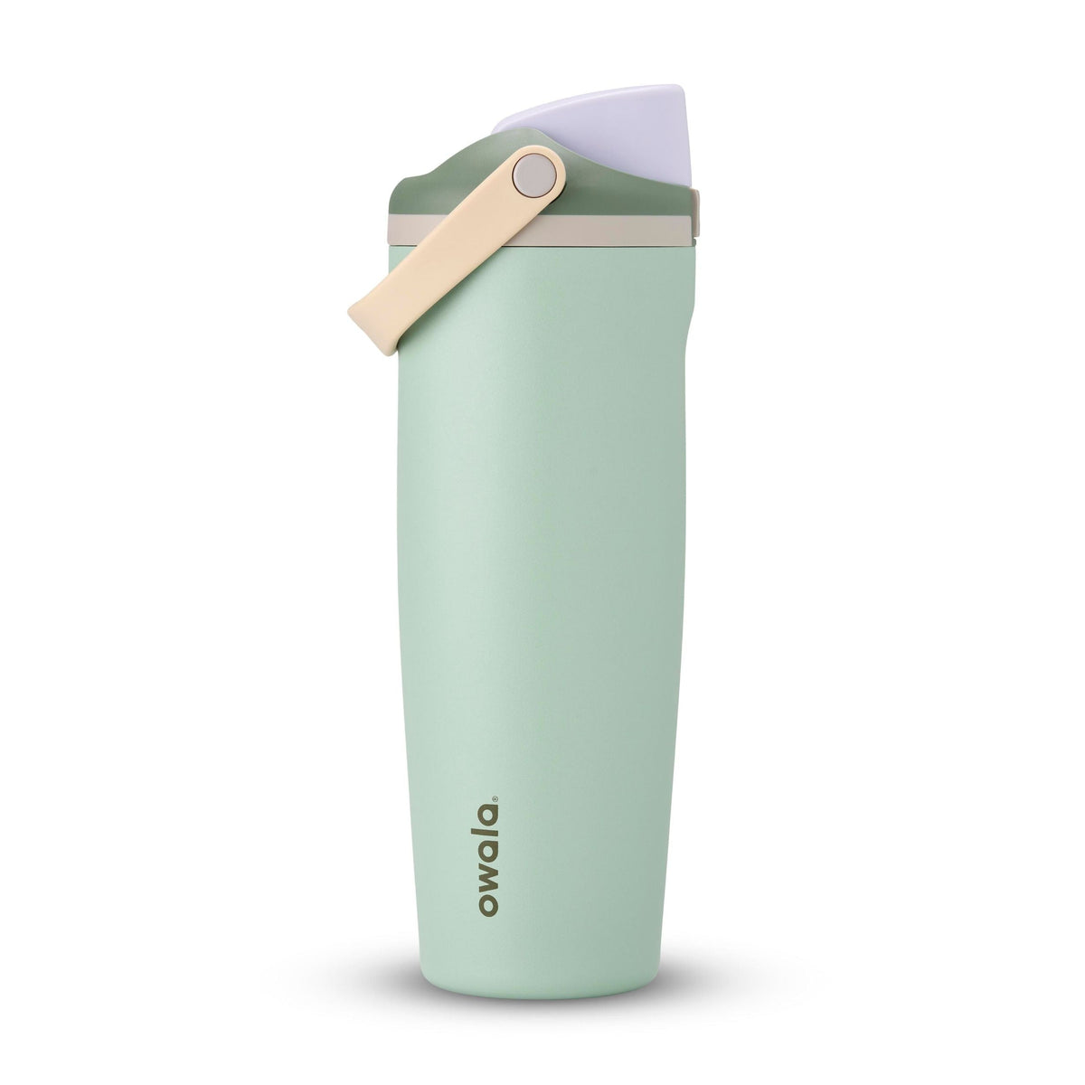 Sway Stainless Steel Insulated Portable Reusable Water Bottle, with Built-in Straw, Various Colours, 30-oz