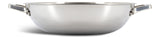 3-Ply Clad Stainless Steel Wok, 32-cm